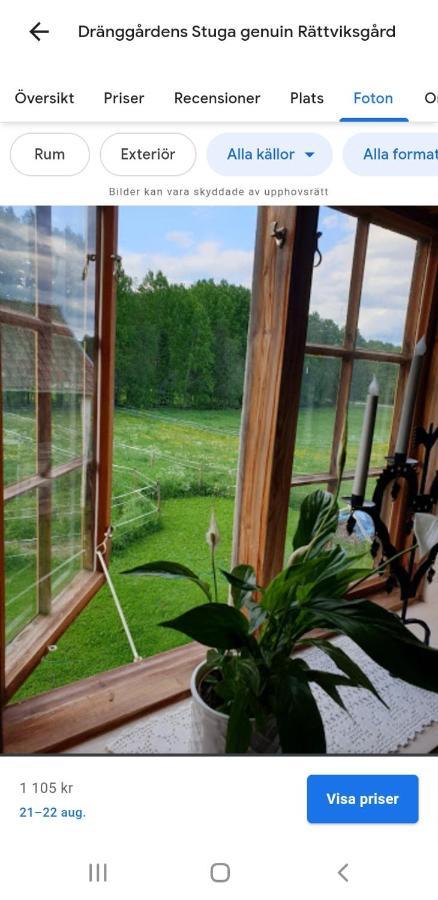 Draenggardens Stuga Pa Genuin Raettviksgard Boda  Ngoại thất bức ảnh
